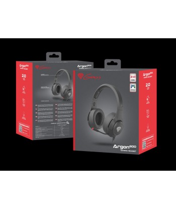 Genesis Built-in microphone, Black, Gaming Headset, Argon 600