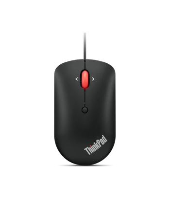 Lenovo ThinkPad USB-C Wired Compact Mouse Raven black, USB-C