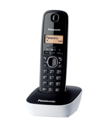 Panasonic Cordless KX-TG1611FXW Black/White, Caller ID, Phonebook capacity 50 entries, Built-in display, Wireless connection,