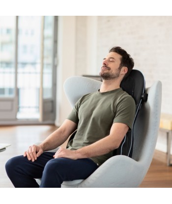 Medisana MC 825 Shiatsu Massage Seat Cover w. Neck Massage Heat function, 40 W, Black