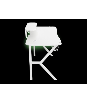 Genesis Holm 320 RGB Gaming Desk - White