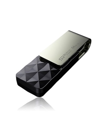 Silicon Power Blaze B30 16GB USB 3.0 Flash Drive - Black