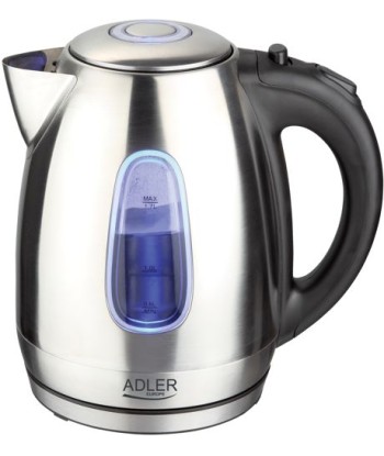 Чайник Adler AD 1223 - Нержавеющая сталь, 1.7L, 2200W
