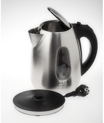 Чайник Adler AD 1223 - Нержавеющая сталь, 1.7L, 2200W
