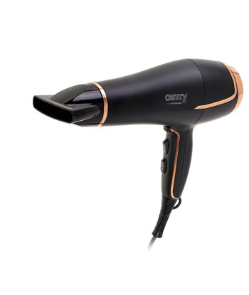 Camry CR 2255 Hair Dryer - 2200W, 3 Temperature Settings, Diffuser Nozzle - Black
