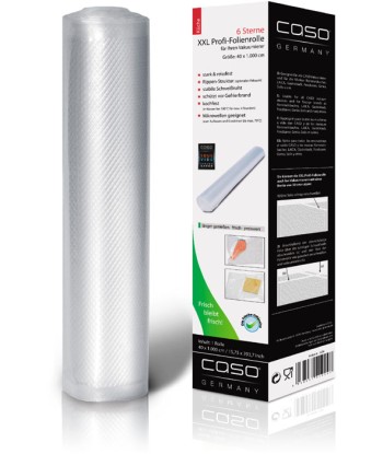 Vaakumkotid rullis Caso XXL profi 01224 1 unit, Dimensions (W x L) 40 x 1000 cm, Ribbed