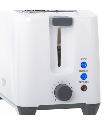 Adler Toaster AD 3216 Power 750 W, Number of slots 2, Housing material Plastic, White