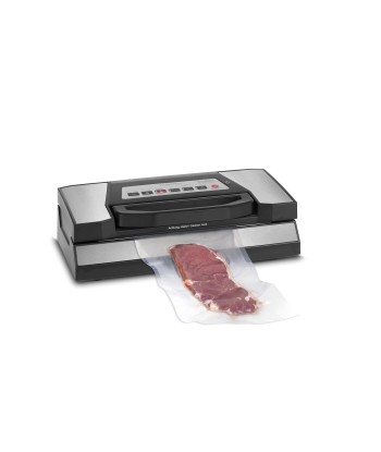 Caso Bar Vacuum sealer VR 690 advanced Power 130 W, Temperature control, Black/Stainless steel