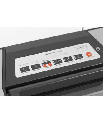 Caso Bar Vacuum sealer VR 690 advanced Power 130 W, Temperature control, Black/Stainless steel