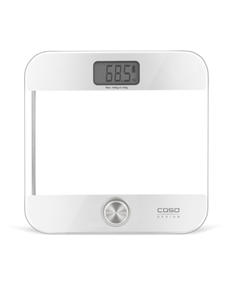 Caso Body Energy Ecostyle personal scale 3416 Maximum weight (capacity) 180 kg, Accuracy 100 g, White/Grey, Without batteries