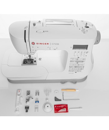 Singer Sewing Machine C7205 Number of stitches 200, Number of buttonholes 8, White