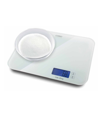 Köögikaal Caso Designer s LX 20 03294 Maximum weight (capacity) 20 kg, Graduation 5 g, White
