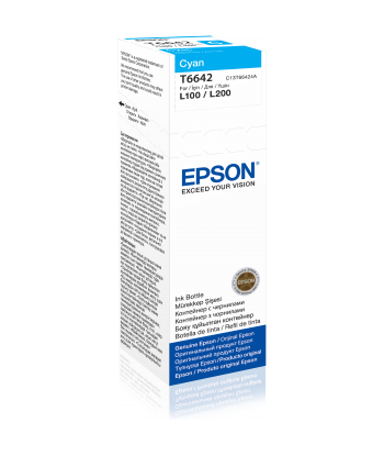 Чернила Epson T6642 Ink bottle 70ml, Cyan