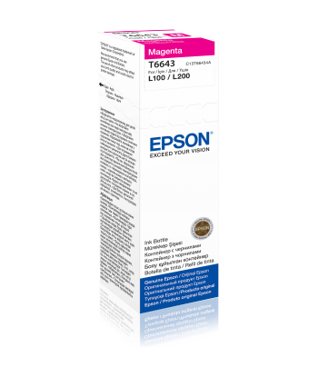 Epson T6643 Ink bottle 70ml Ink Cartridge, Magenta