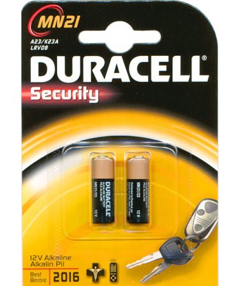 Duracell A23 MN21 Alkaline Patarei - 2 tk