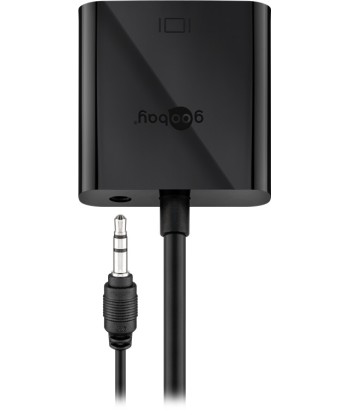 Goobay HDMI/VGA adapter, nickel plated 68793 Black