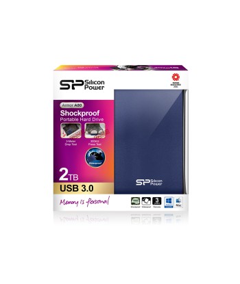 Silicon Power Armor A80 2TB 2.5", USB 3.1, Blue