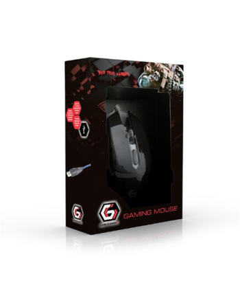 Игровая мышь Gembird MUSG-001-G - Черно-красная, USB