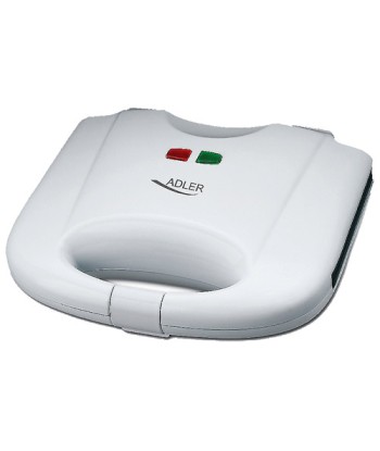 Вафельница Adler AD 311 700 W, Number of pastry 2, Belgium, White