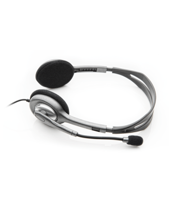 Logitech H111 Stereo Headset - Grey