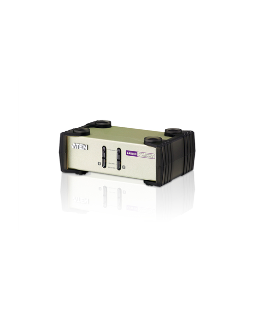Aten 2-Port PS/2-USB VGA KVM Switch CS82U-AT