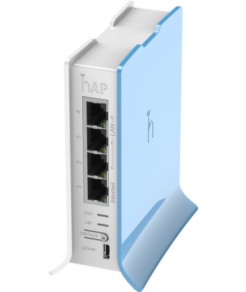 Access Point MikroTik RB941-2nD-TC hAP Lite 802.11n, 2.4GHz, 10/100 Mbit/s, Ethernet LAN (RJ-45) ports 4, MU-MiMO Yes, no PoE
