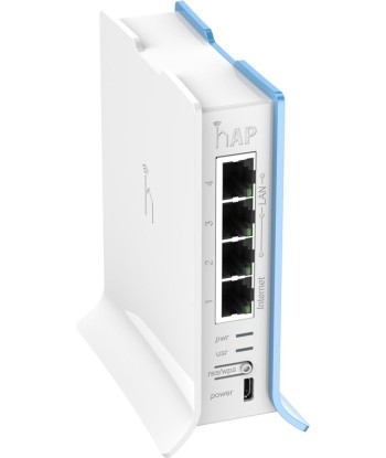 Access Point MikroTik RB941-2nD-TC hAP Lite 802.11n, 2.4GHz, 10/100 Mbit/s, Ethernet LAN (RJ-45) ports 4, MU-MiMO Yes, no PoE