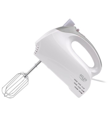 Adler Mixer AD 4201 g Hand Mixer, 300 W, Number of speeds 5, Turbo mode, White
