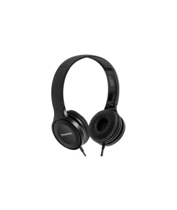 Panasonic RP-HF100ME On-Ear Headphones with Microphone - Black