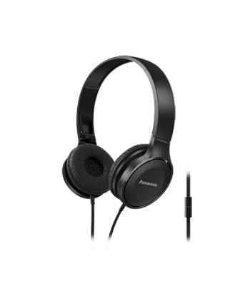 Накладные наушники Panasonic RP-HF100ME с микрофоном - Черный