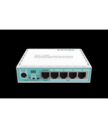 Mikrotik Wired Ethernet Router (No Wifi) RB750Gr3, hEX, Dual Core 880MHz CPU, 256MB RAM, 16 MB (MicroSD), 5xGigabit LAN, USB