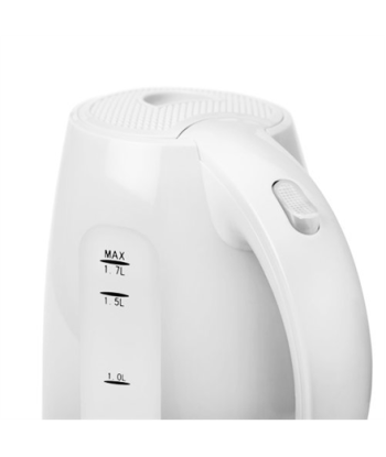 Camry CR 1255 Standard, Plastic, White, 2200 W, 360° rotational base, 1.7 L