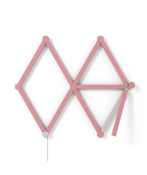 Nanoleaf Lines Skin Pink Matte 9pcs
