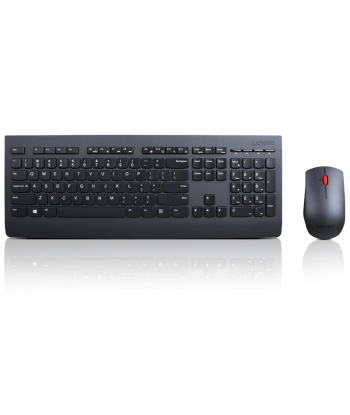 Lenovo Professional Wireless Keyboard and Mouse Combo - US English with Euro symbol Black