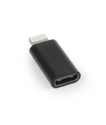 Gembird USB-C kuni 8-Pin adapter - Must (CF/8pin M)
