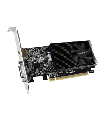Videokaart GIGABYTE NVIDIA GeForce GT 1030 2 GB 64 bit PCIE 3.0 16x GDDR4 Memory 2100 MHz GPU 1177 MHz Single Slot Fansink
