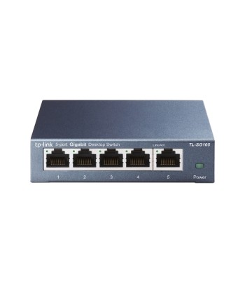 TP-LINK Switch TL-SG105 Unmanaged, Desktop, 1 Gbps (RJ-45) ports quantity 5, Power supply type External