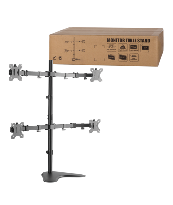 Logilink BP0046 Quad Monitor Desk Stand 13"-32'' Logilink Desk Mount, 	BP0046, 13-32", Maximum weight (capacity) Carrying