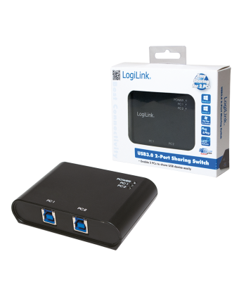 LOGILINK UA0216, USB 3.0 Switch 2-Port