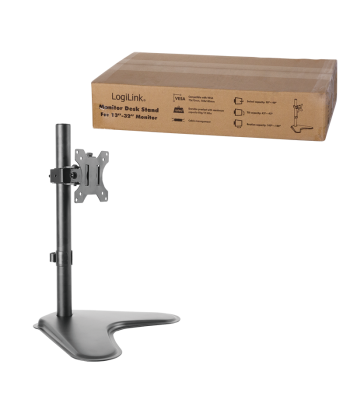 Logilink Desk Mount, BP0044, 13-32", Maximum weight (capacity) 8 kg, Black