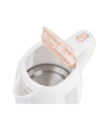Adler AD 1264 Standard, 2200 W, 1.7 L, Plastic, White, 360° rotational base