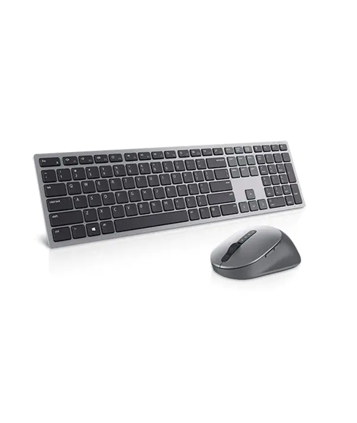 Dell Premier Multi-Device Keyboard and Mouse KM7321W Keyboard and Mouse Set, Wireless, Batteries included, EN/LT, Titan grey