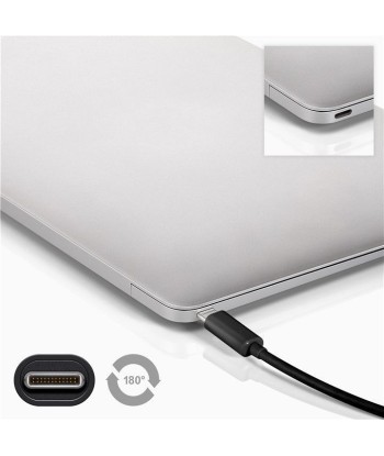 Goobay 71221 USB-C to USB A 3.0 cable, black, 2m