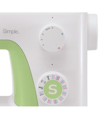 Singer Simple 3229 Õmblusmasin - 31 Õmblust, 1 Nööbiliist - Valge/Roheline