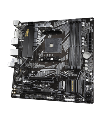 Gigabyte B550M DS3H 1.0 Processor family AMD, Processor socket AM4, DDR4 DIMM, Memory slots 4, Number of SATA connectors 4 x