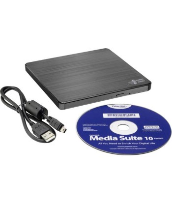 H.L Data Storage Ultra Slim Portable DVD-Writer GP60NB60 Interface USB 2.0, DVD±R/RW, CD read speed 24 x, CD write speed 24 x