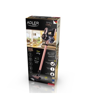 Adler AD 7044 Juhtmeta 2-in-1 Tolmuimeja - Pronks