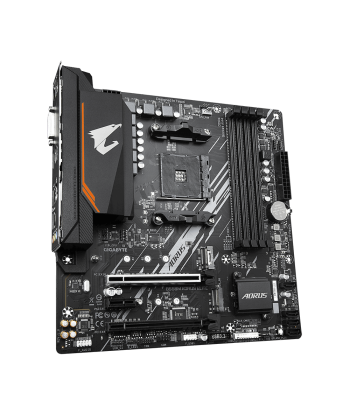 Gigabyte B550M AORUS ELITE 1.0 Processor family AMD, Processor socket AM4, DDR4 DIMM, Memory slots 4, Number of SATA connectors