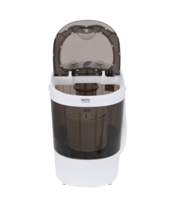Camry, Mini washing machine, CR 8054, Top loading, Washing capacity 3 kg, Depth 37 cm, Width 36 cm, White/Gray