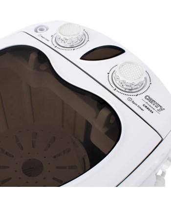 Camry, Mini washing machine, CR 8054, Top loading, Washing capacity 3 kg, Depth 37 cm, Width 36 cm, White/Gray